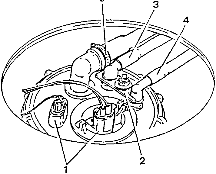 Fuel system components with numbered parts