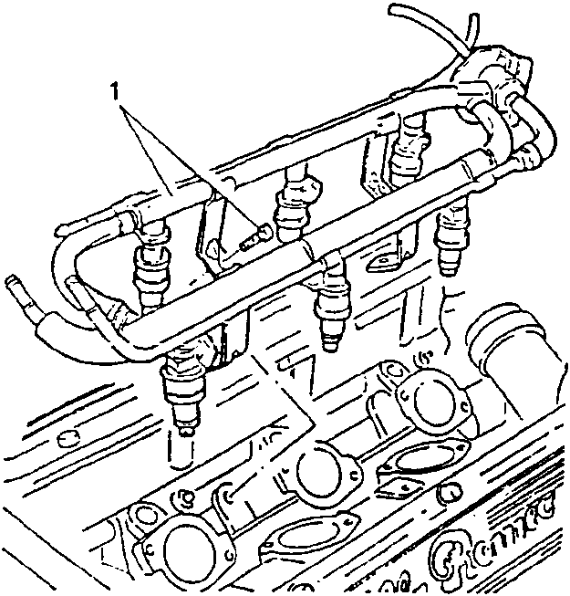 Fuel system diagram showing intake box and stub pipes