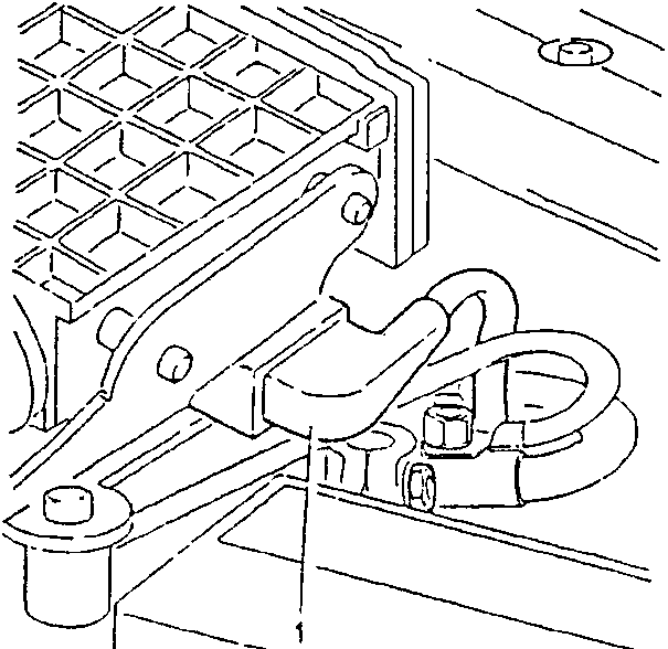 Air flow meter with electrical connector and mounting bolts