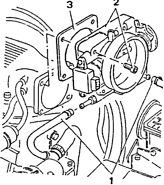 Throttle body with potentiometer and accelerator cable support bracket