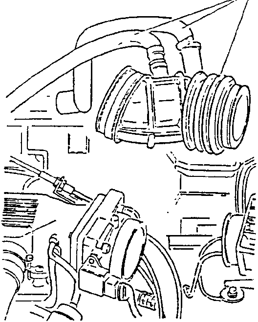 Constant idle speed actuator mounted on engine