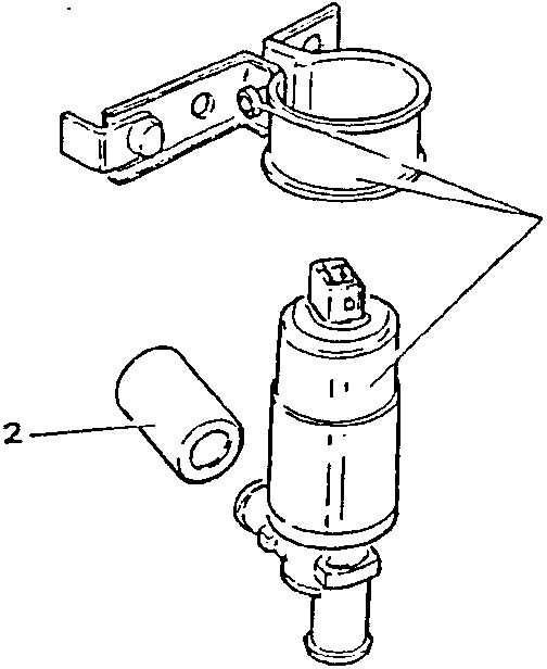 Constant idle speed actuator with clamp and gasket