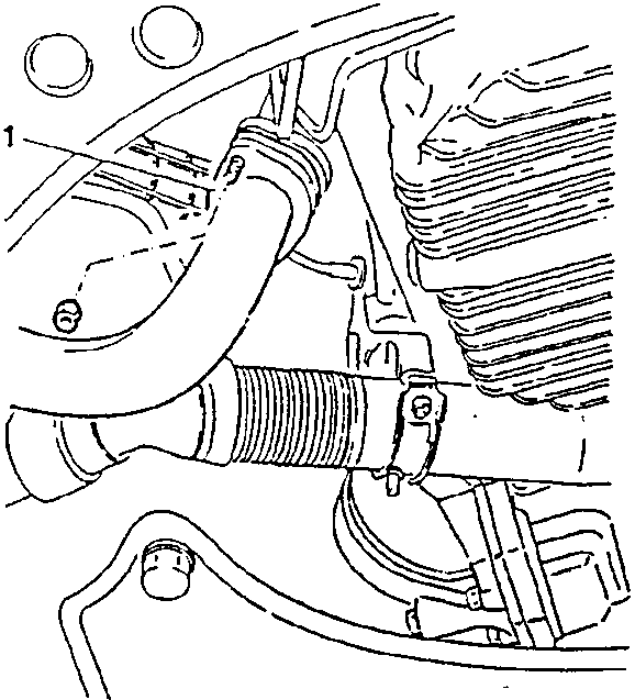 Bolt securing intermediate bracket