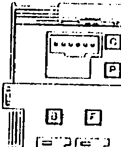 Rear view of connectors side diagram