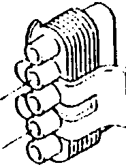 Front left optical unit connector