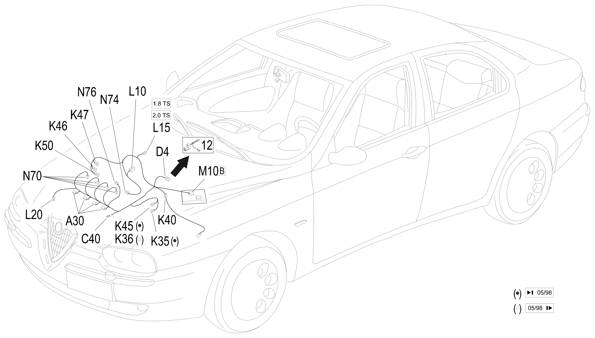 Engine harness