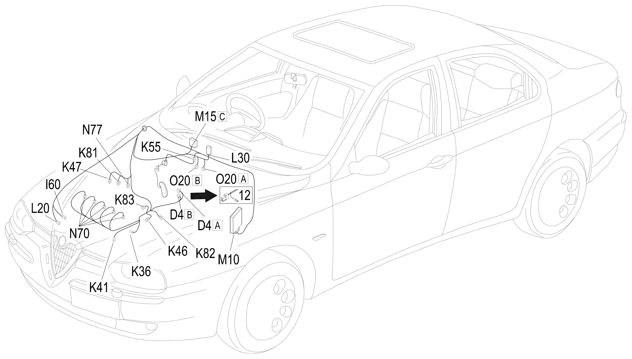 Engine harness