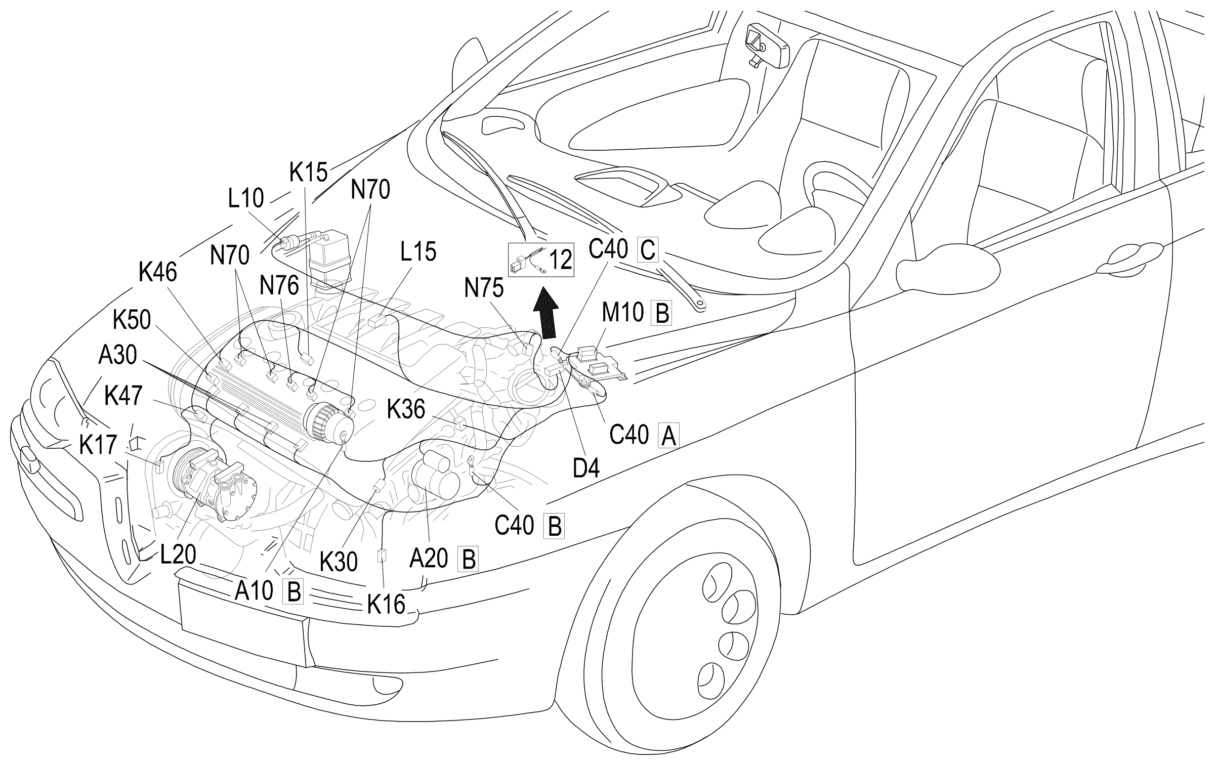 Engine harness