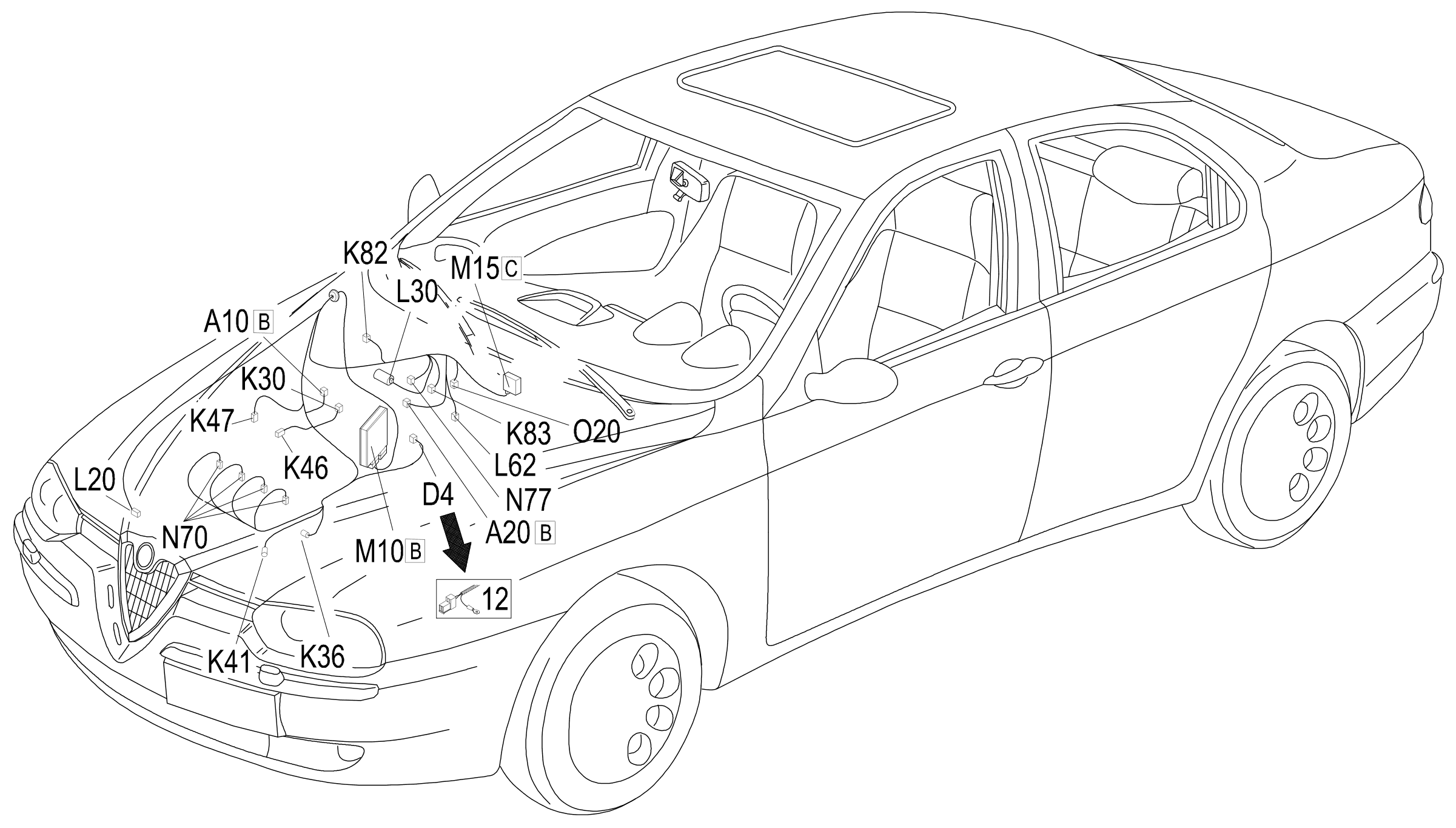 Engine harness