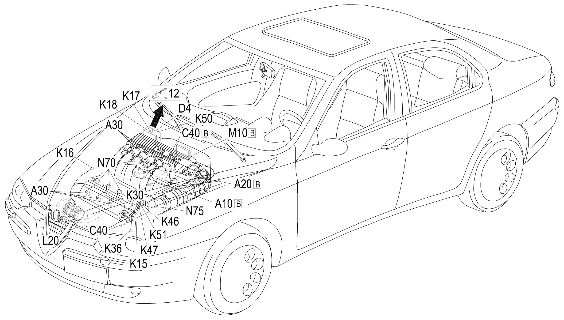 Engine harness
