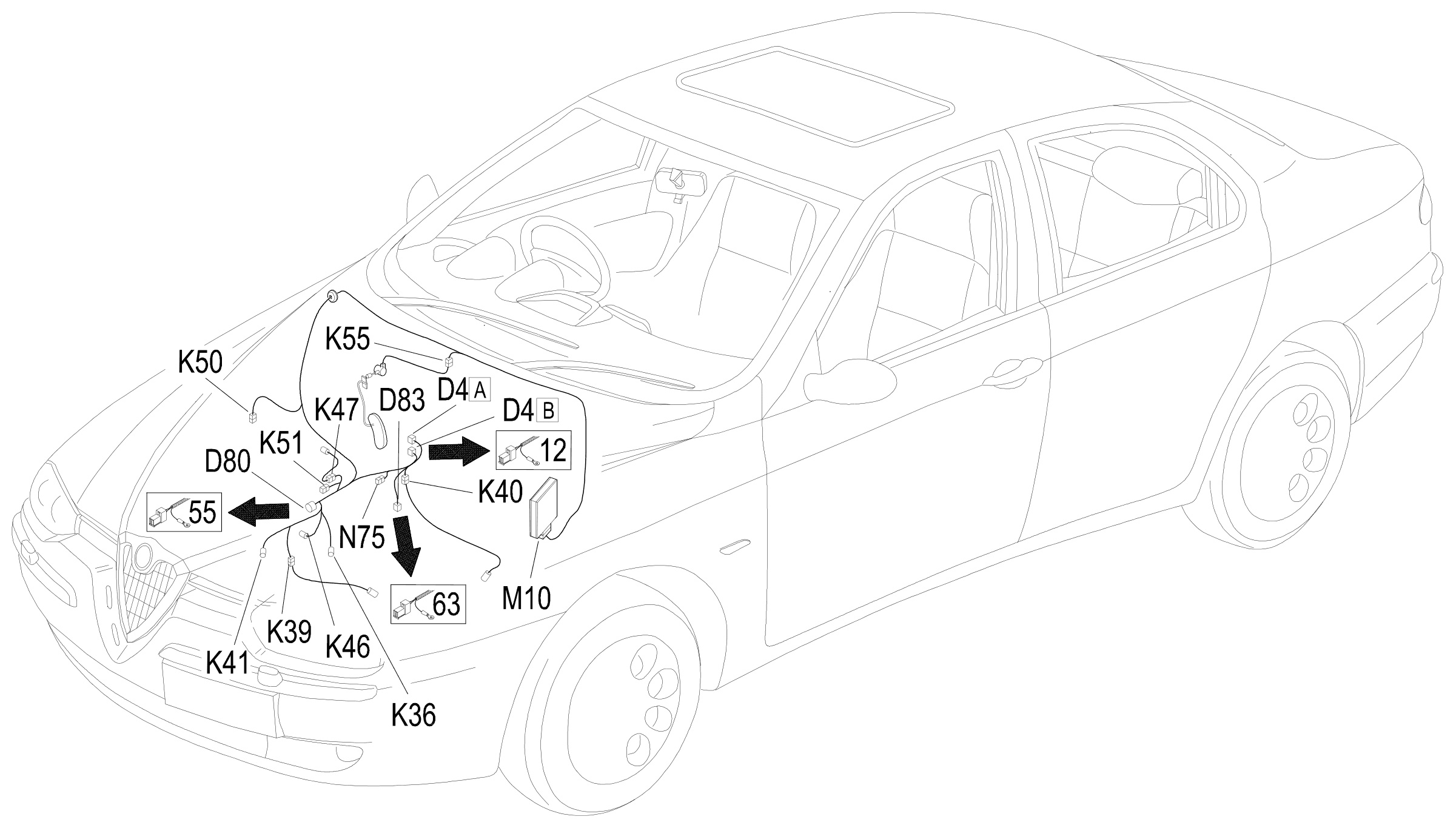 Engine harness