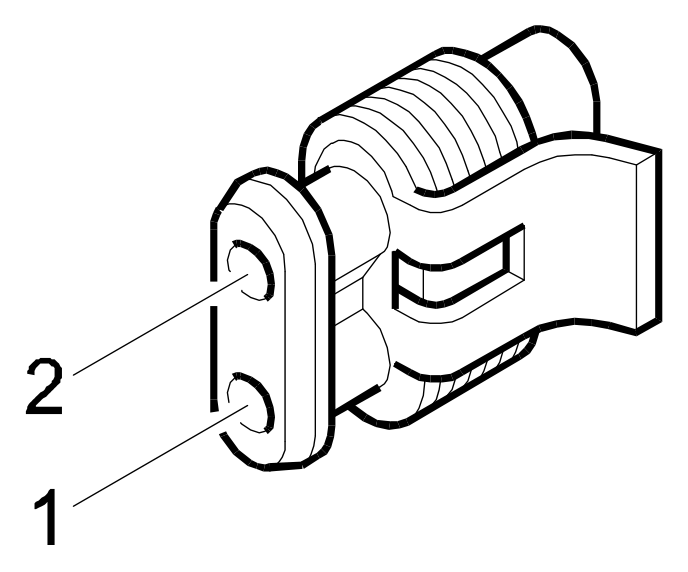 Connector D4A, Front/engine connection