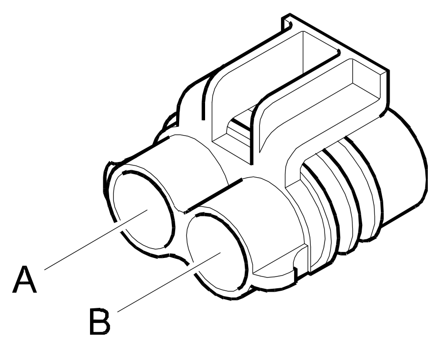 Connector D20, Dashboard/rear connection