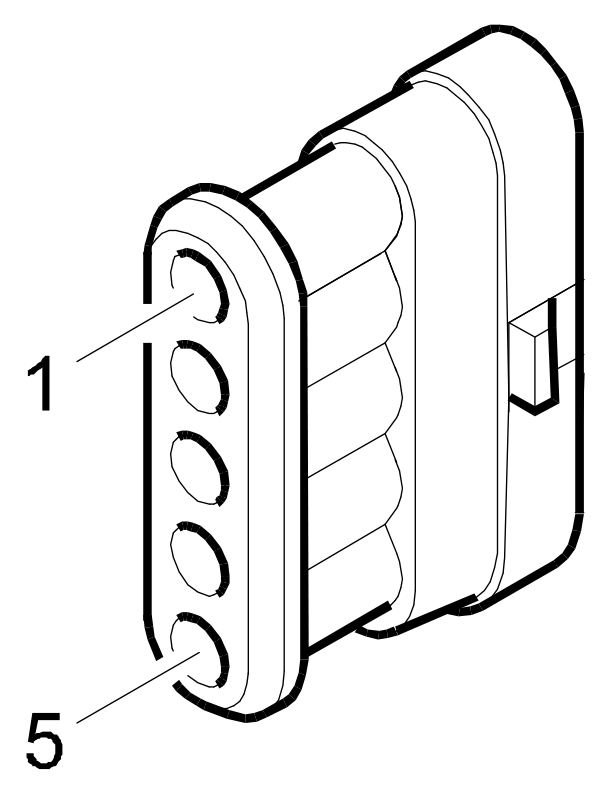 Connector D71, Right seat connection