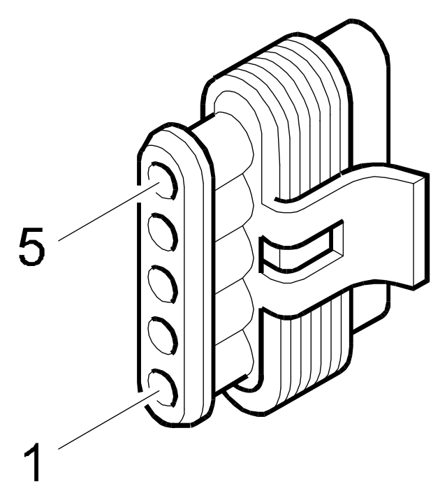 Connector Q40, Driver's Head Bag