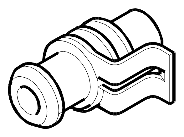 Connector I40, Handbrake switch