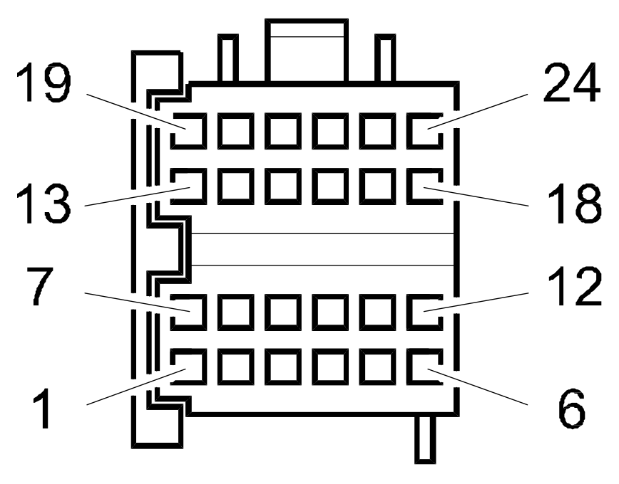 Connector L30, EGR solenoid