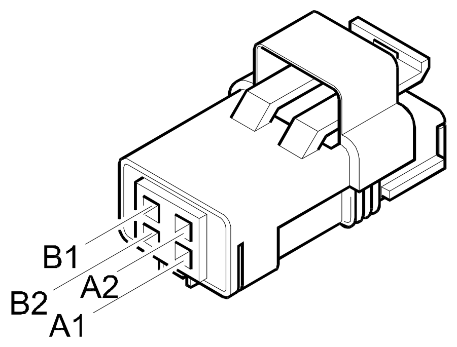 Connector P30, Rear left loudspeaker (wiring)
