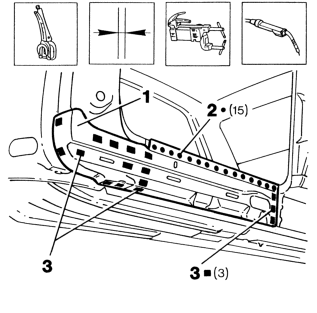 Door sill rail