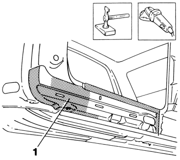 Door sill rail
