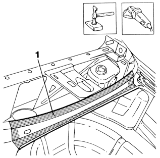 Windscreen base trim
