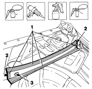 Windscreen base trim