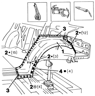 Rear outer wheel arch