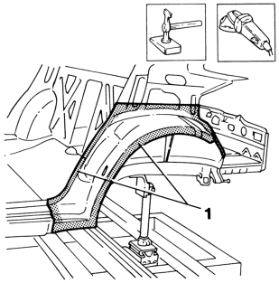 Rear outer wheel arch