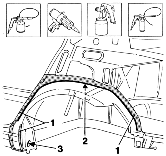 Rear outer wheel arch