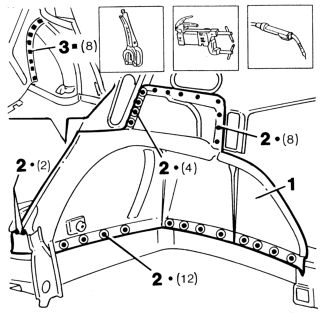 Rear inner wheel arch