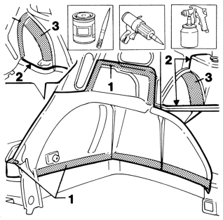 Rear inner wheel arch