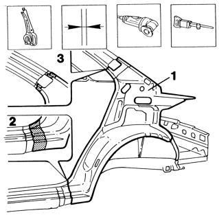 Rear wing reinforcement