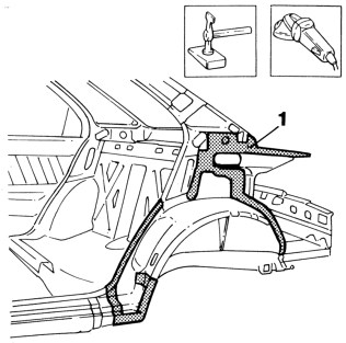 Rear wing reinforcement