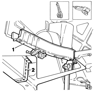 Boot floor rail