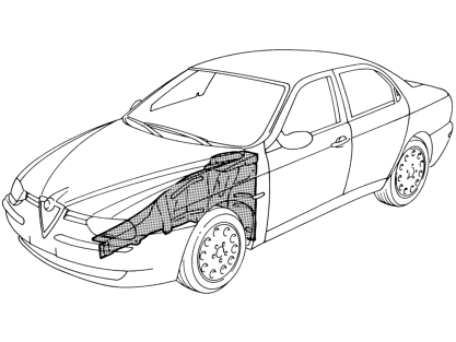 Front side panel (complete)