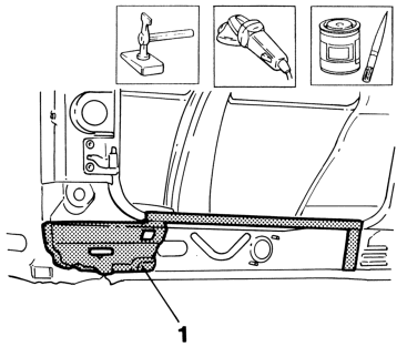 Door sill rail