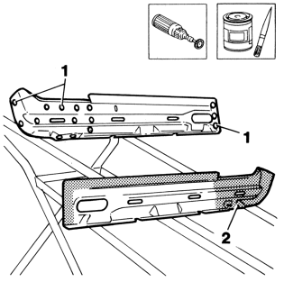 Door sill rail
