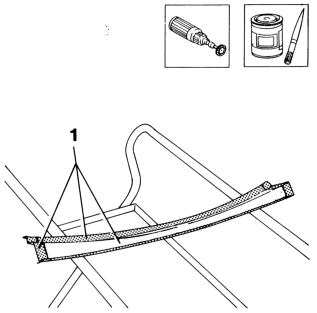 Windscreen base trim
