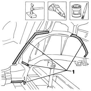 Rear outer wheel arch