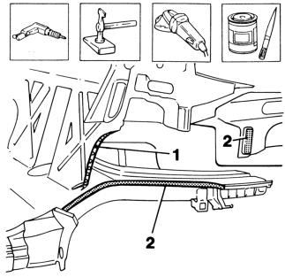 Rear inner wheel arch