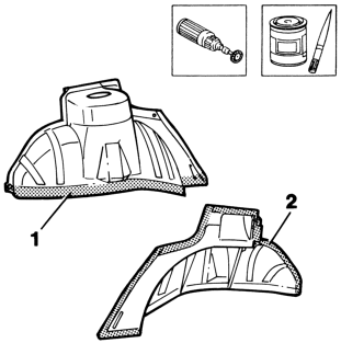 Rear inner wheel arch