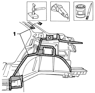 Rear wing reinforcement