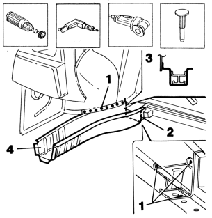 Boot floor rail