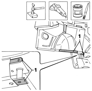 Boot floor rail