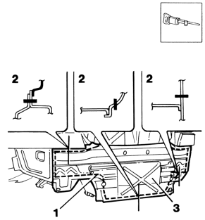 Rear trim