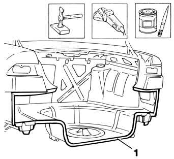 Rear trim