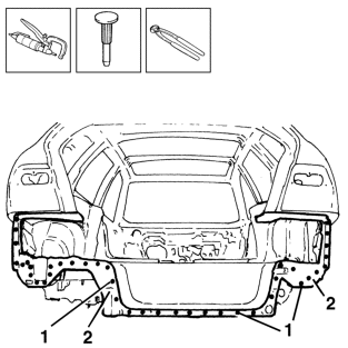 Rear trim