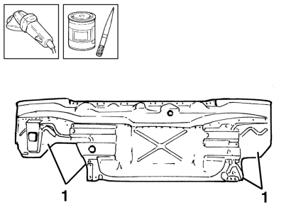 Rear trim