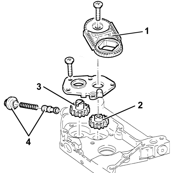 Engine oil pump