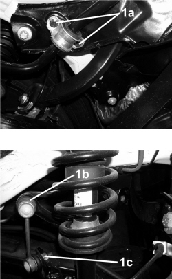 CHECKS ON REAR STABILIZER BAR